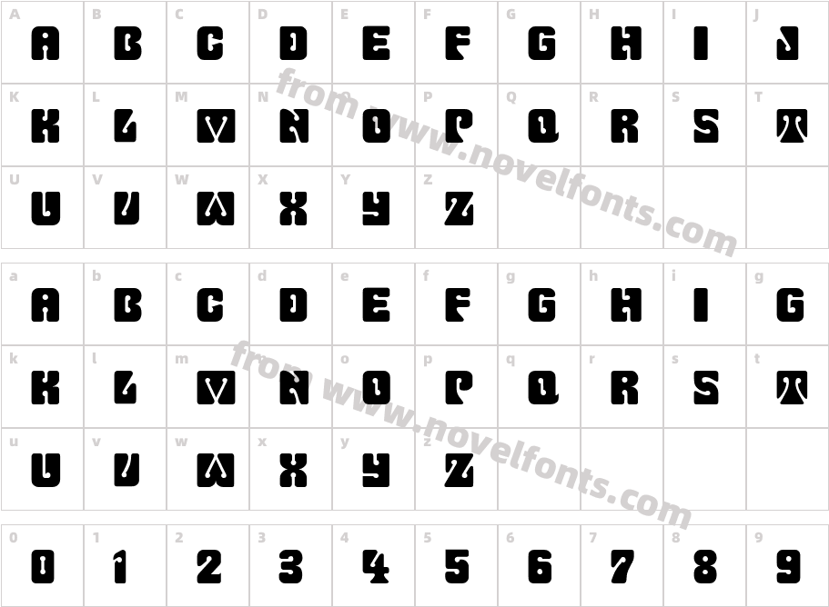 HP FillmoreCharacter Map