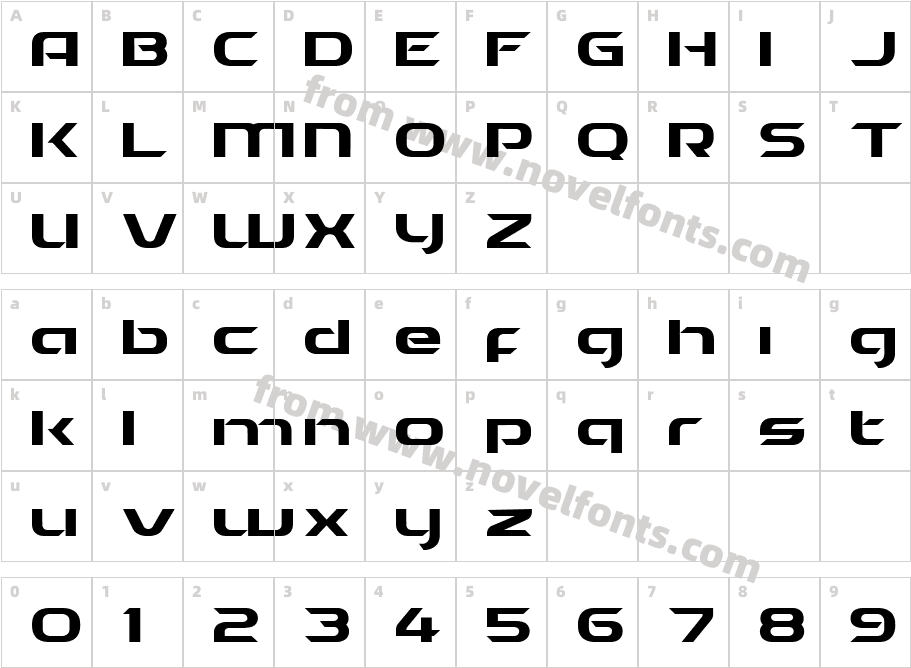 HYDROCharacter Map