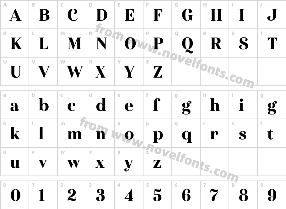 Haboro Cond BlackCharacter Map