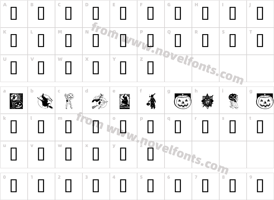 HalloweenCharacter Map