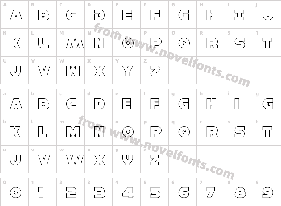 Han Solo OutlineCharacter Map