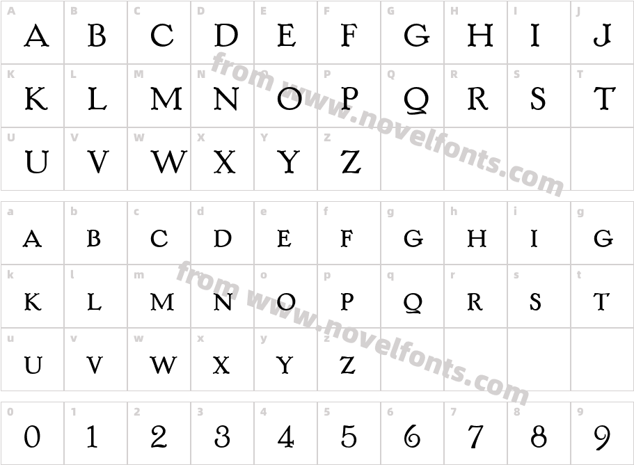 Handle Oldstyle ATCharacter Map