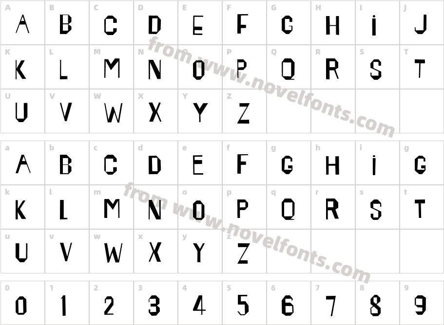 HappeningCharacter Map