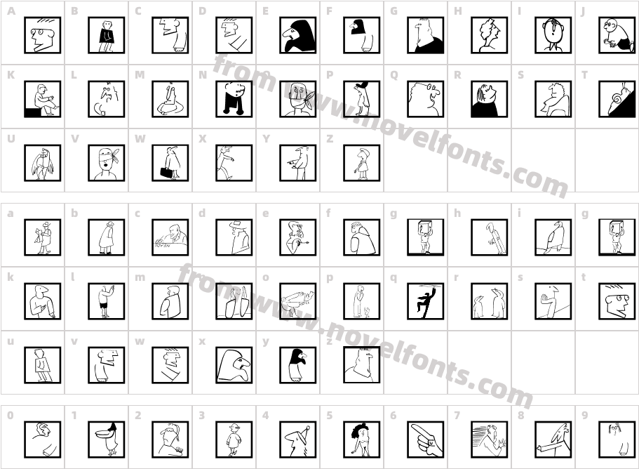 Heads GalleryCharacter Map