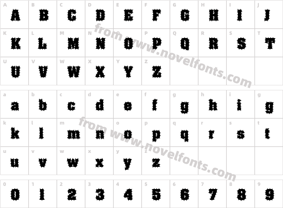 Heidelberg Spiked NormalCharacter Map