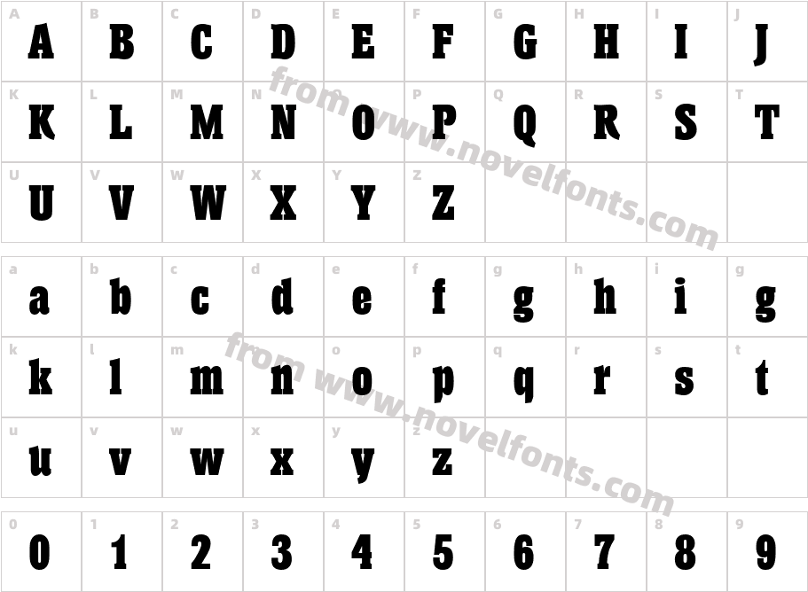 Helium Serial Heavy RegularCharacter Map