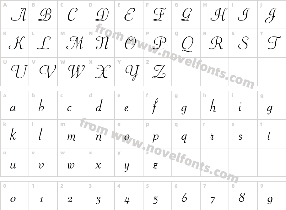 529-CAI978Character Map