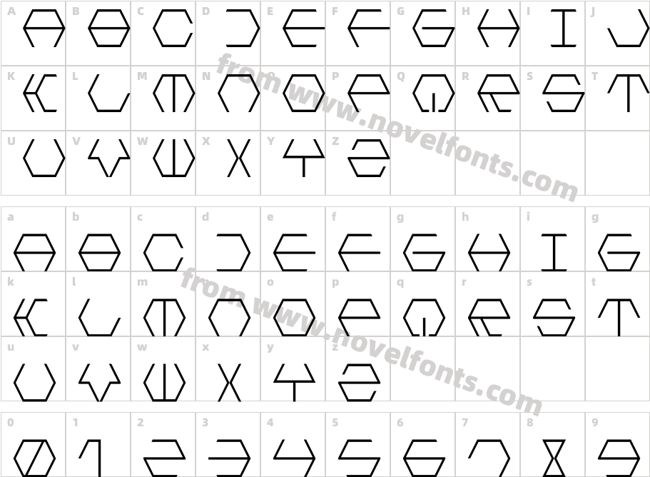 Hextremum LDR RegularCharacter Map