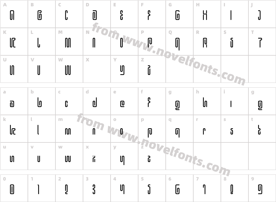 HieroglyphicCharacter Map