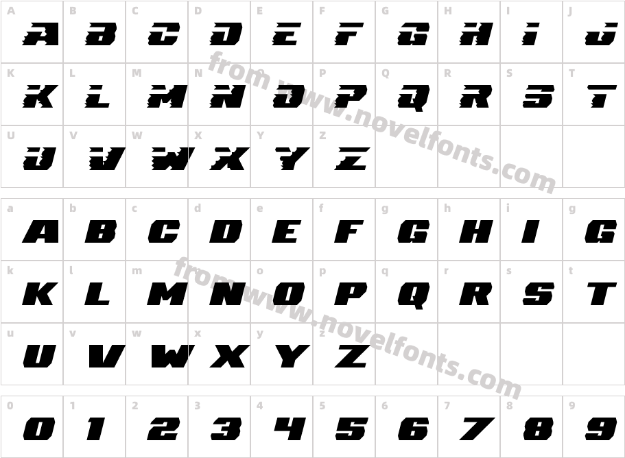 Hockey Club RegularCharacter Map