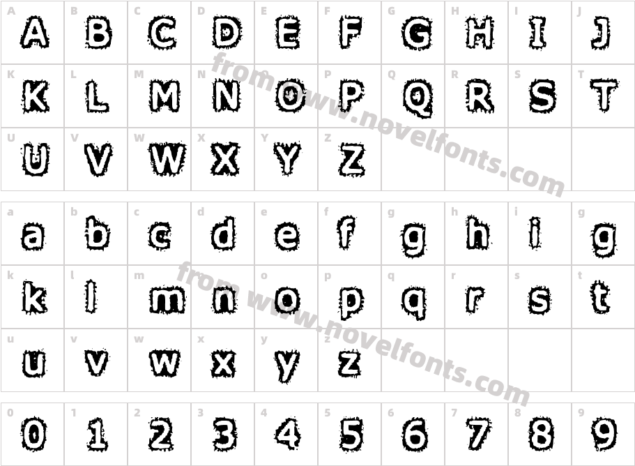 Honey, I spilt Verdana...!Character Map