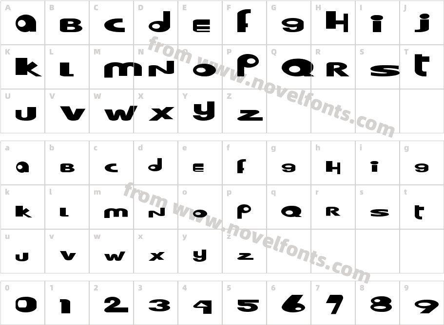 Hooper dooperCharacter Map