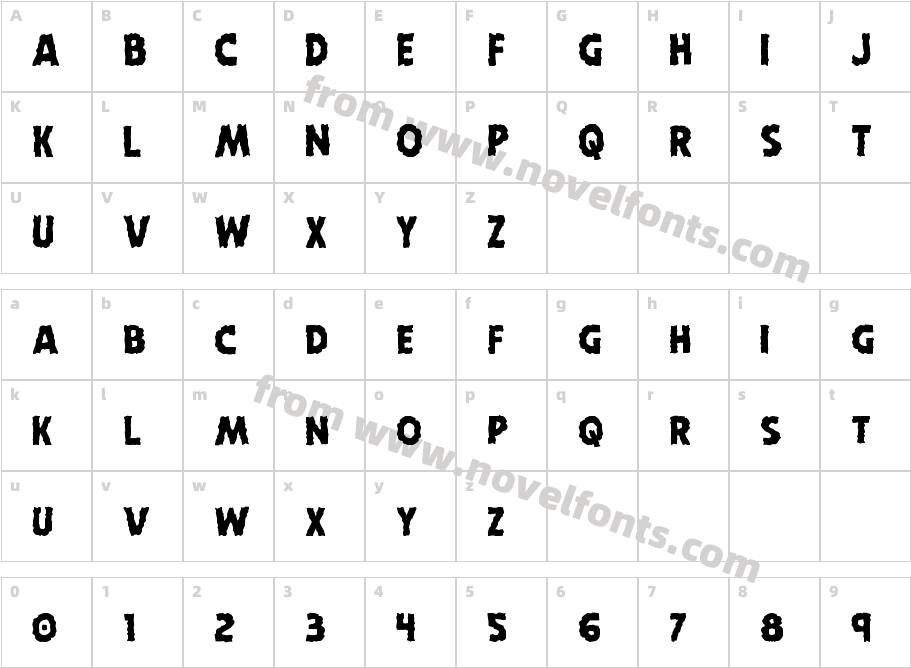 HorroweenCharacter Map