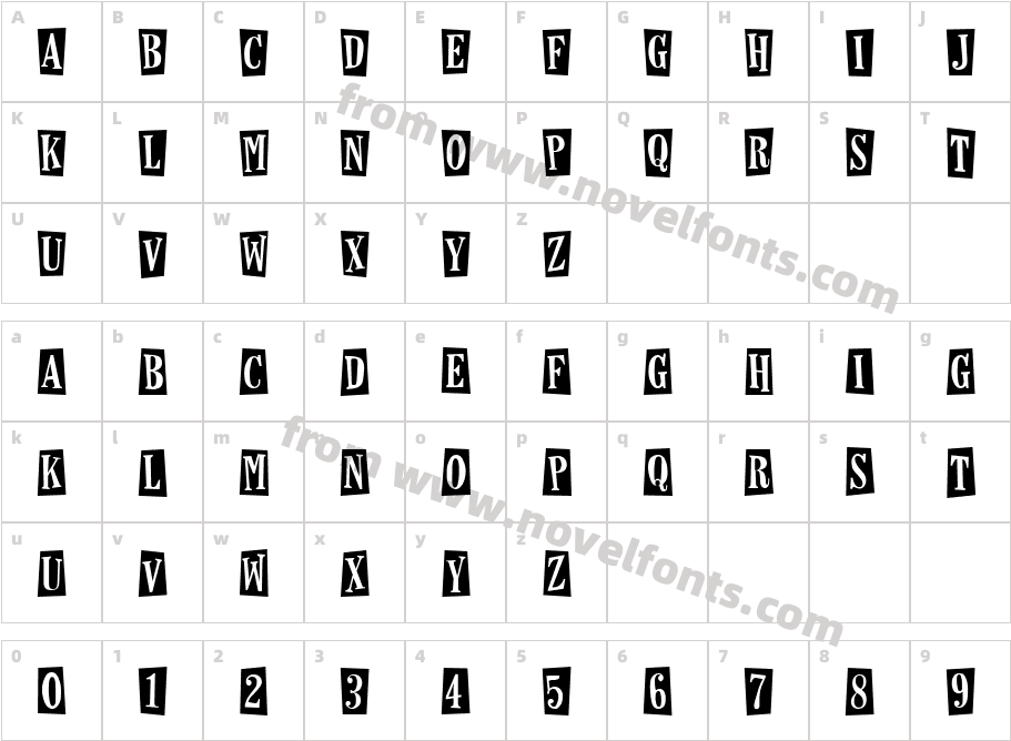 Horseshoes & LemonadeCharacter Map