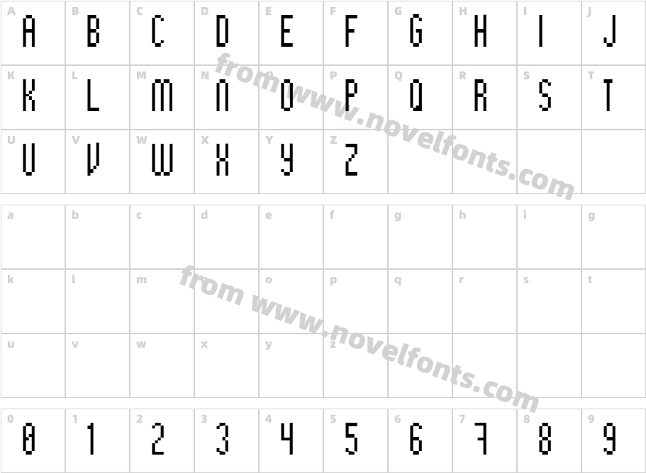 BitHighCharacter Map