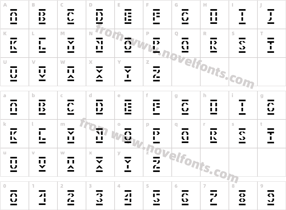 InbetweenCharacter Map