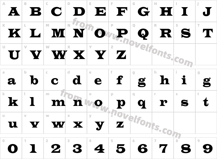 IndubitablyNFCharacter Map