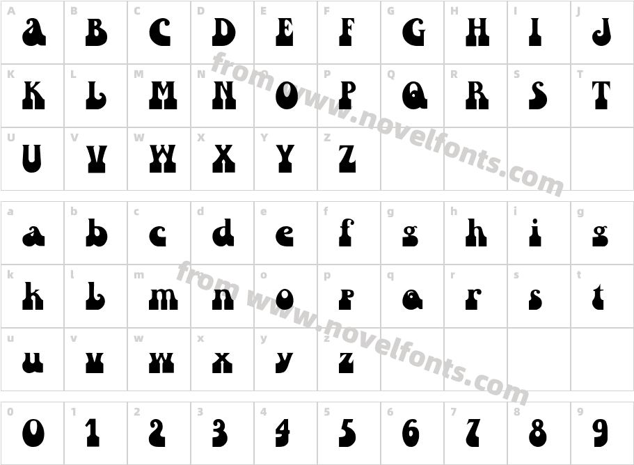 InkwellCharacter Map