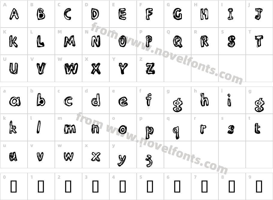 Inlines RoughCharacter Map