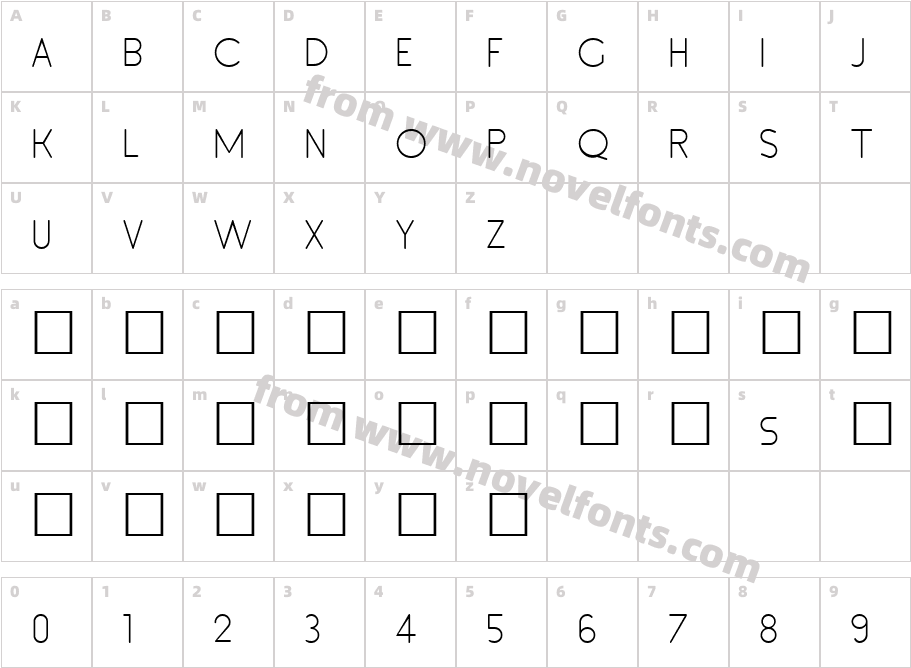 Inset1Character Map