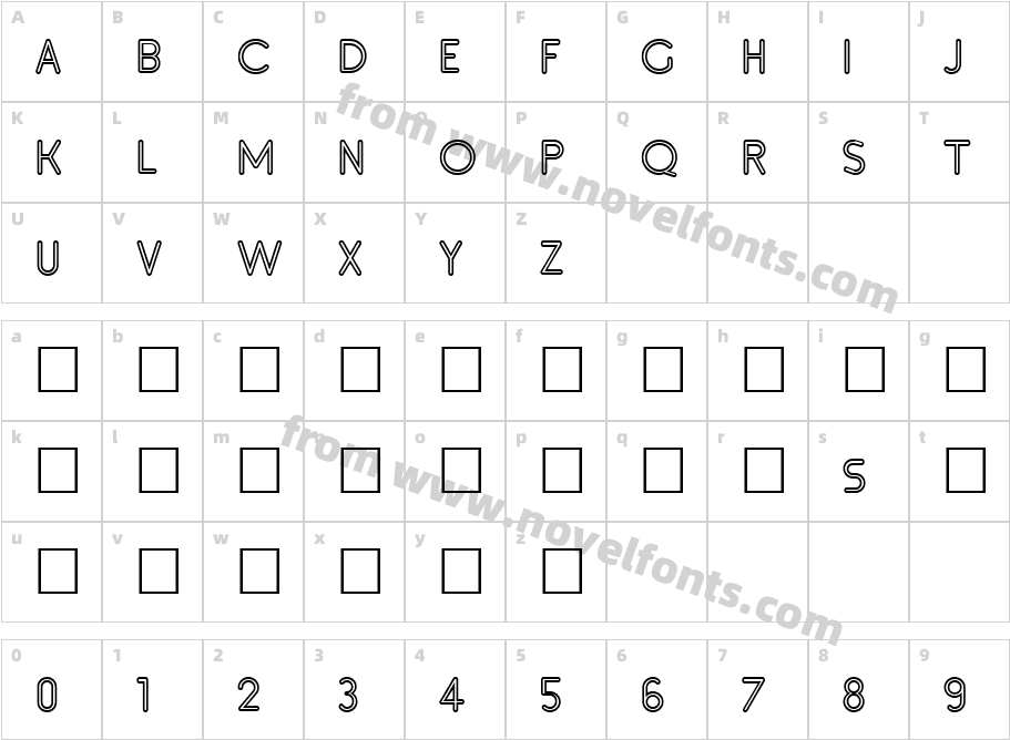 Inset3Character Map