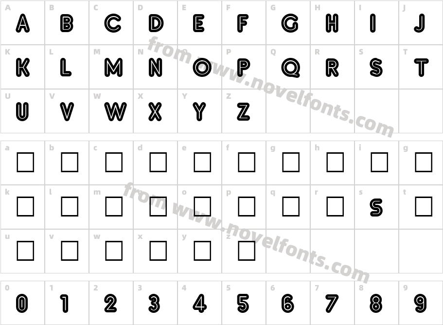 Inset9Character Map