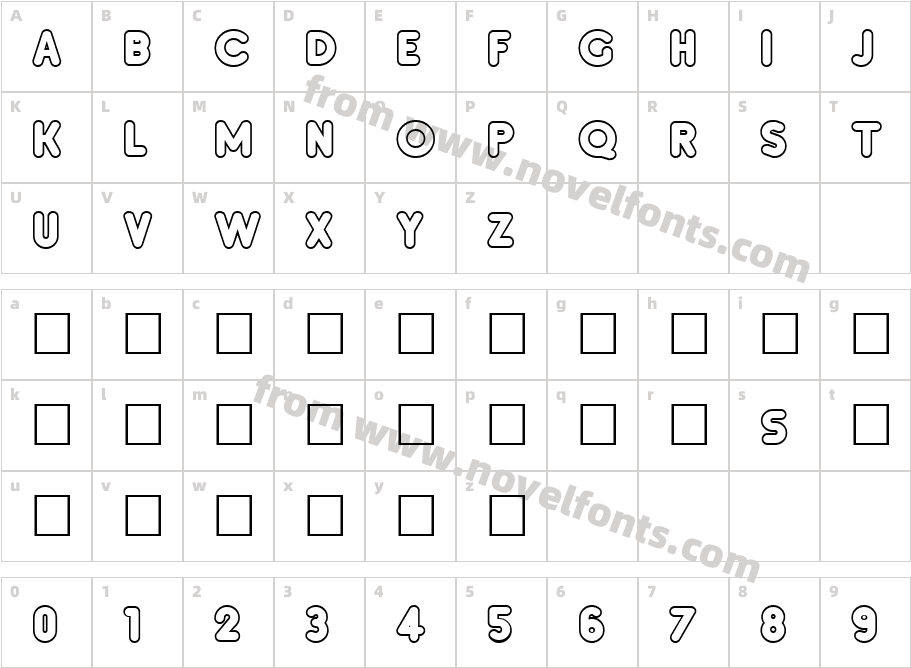 InsetCCharacter Map