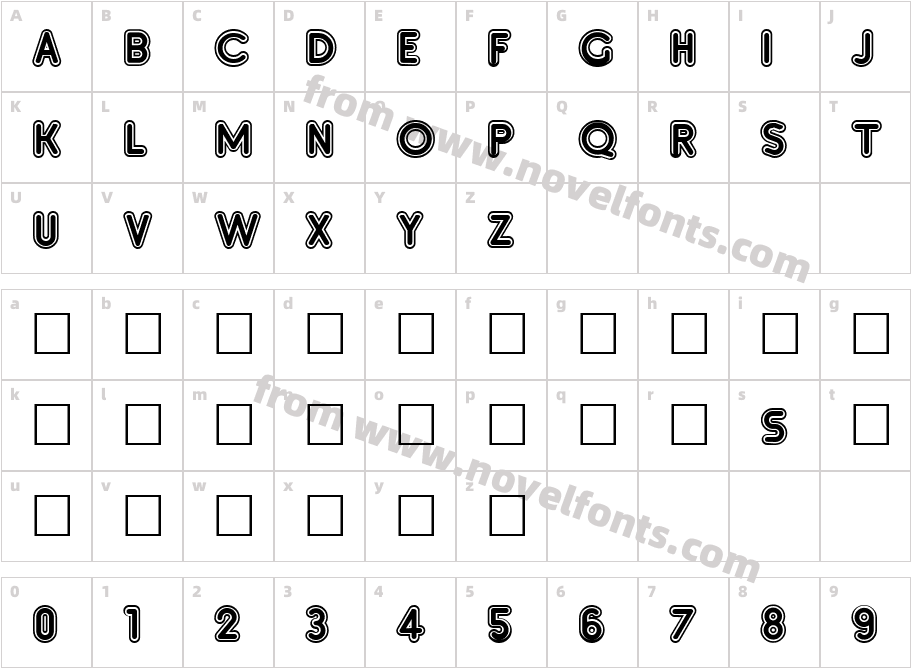 InsetECharacter Map