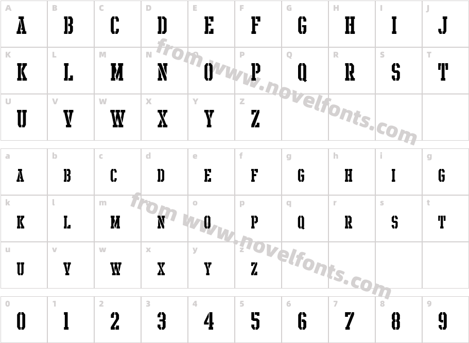 Intramural Stencil SC JLCharacter Map