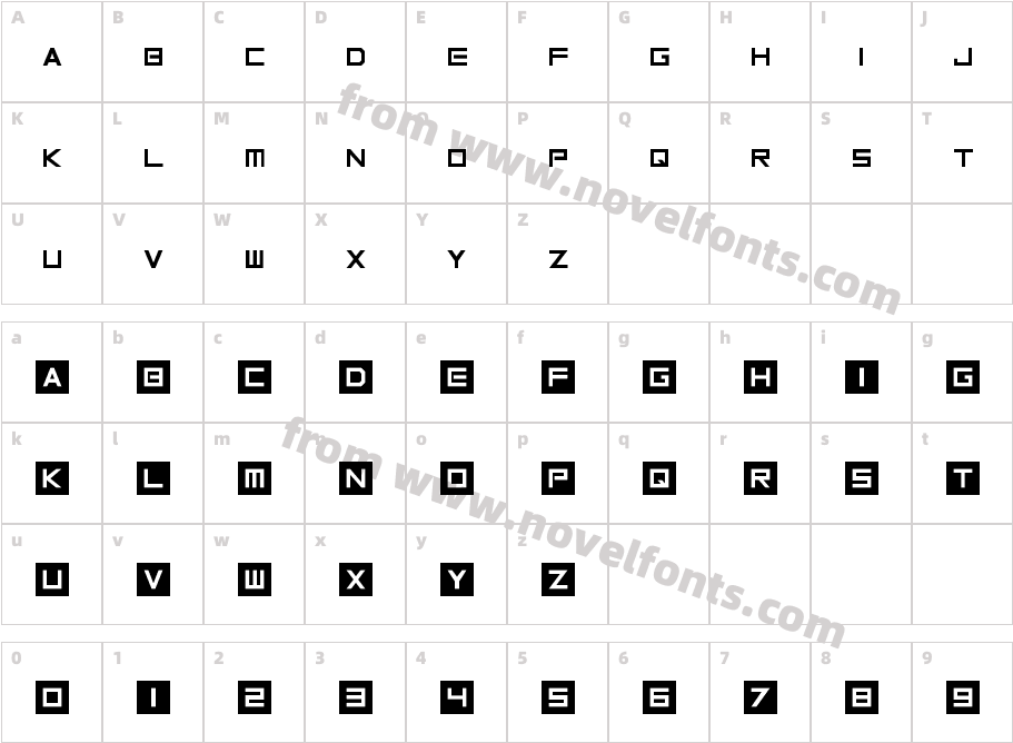 InversionzCharacter Map