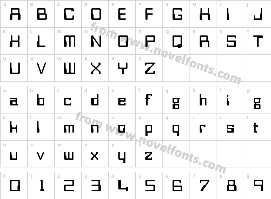 BitwiseCharacter Map