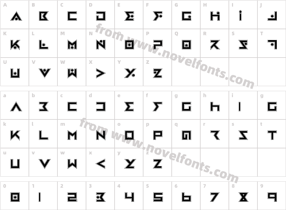 Iron Cobra ProCharacter Map