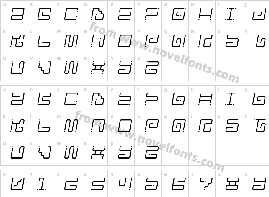 Iron Lounge Dots 2Character Map