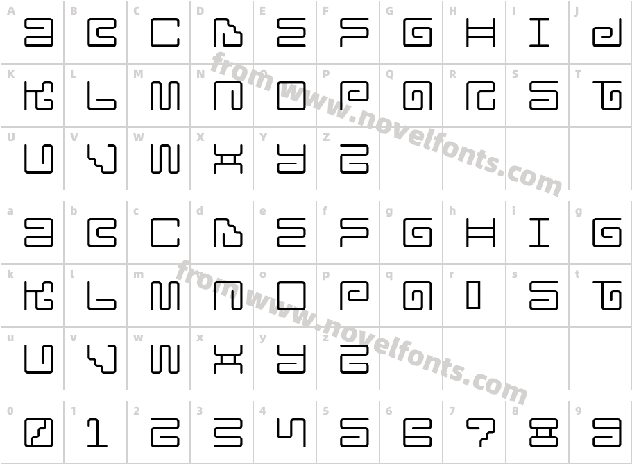 Iron LoungeCharacter Map