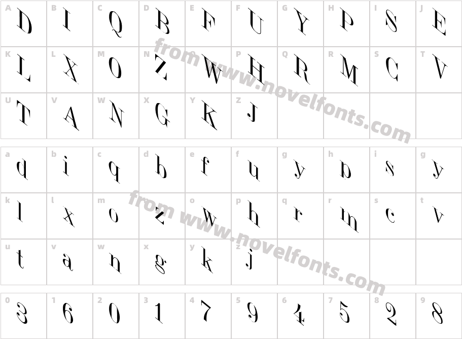 JENKIN RegularCharacter Map