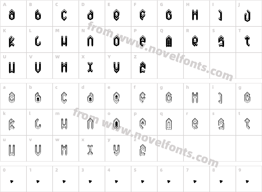 JI DolingCharacter Map