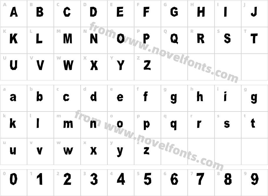 JI DotageCharacter Map