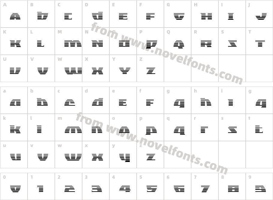 Black Bishop GradientCharacter Map