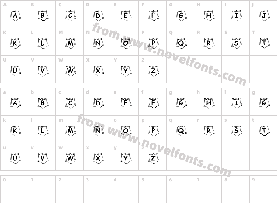 JI EffuseCharacter Map