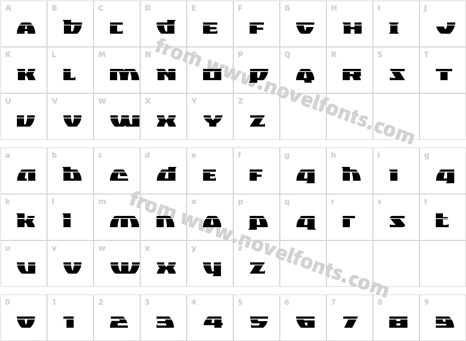 Black Bishop LaserCharacter Map