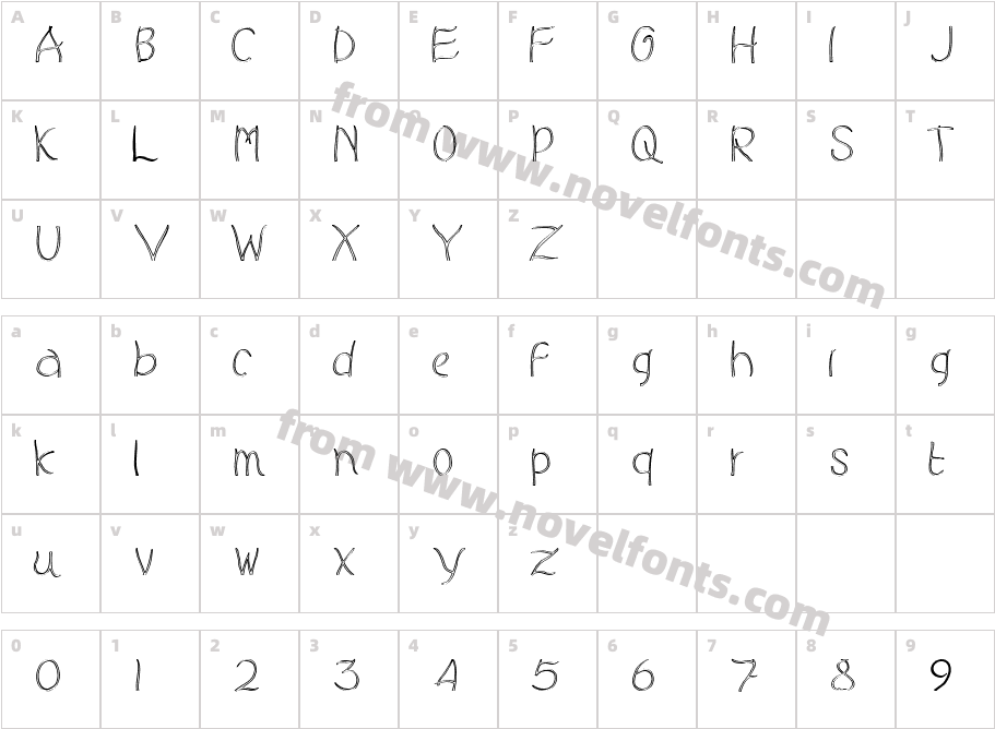 JI EmeticCharacter Map