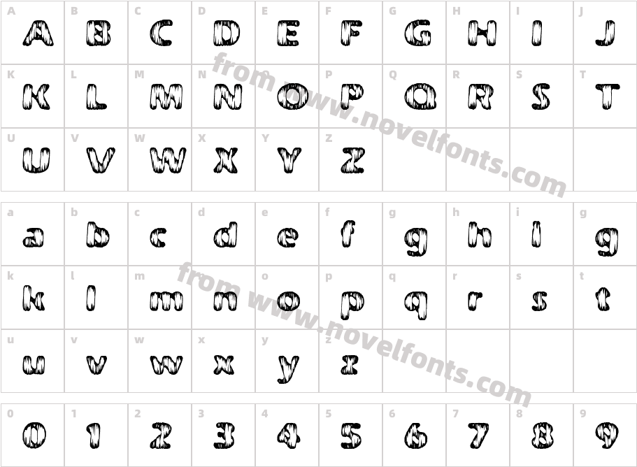 JI EthyneCharacter Map