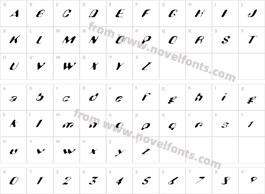 JI EuchreCharacter Map