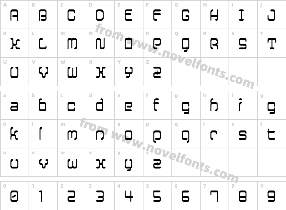 547-CAI978Character Map