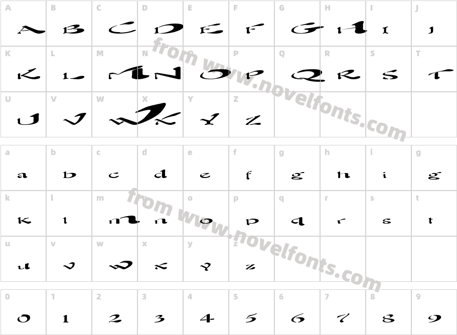 JI ExeuntCharacter Map