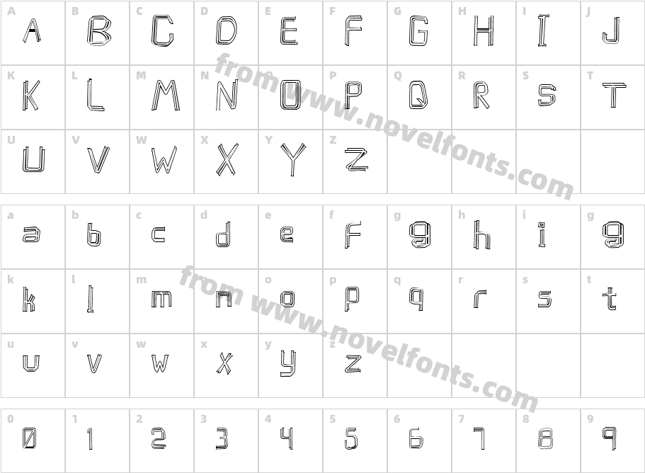 JI FacileCharacter Map