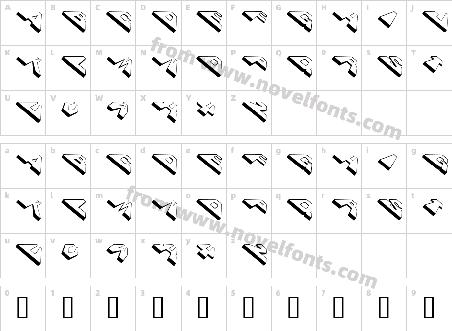 JI FallalCharacter Map