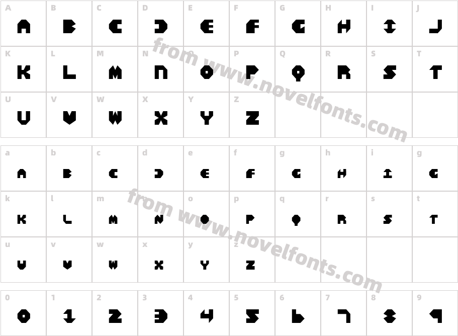 JI FallerCharacter Map