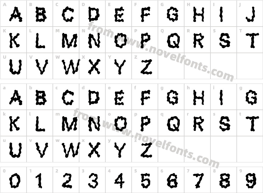 JI FaxingCharacter Map