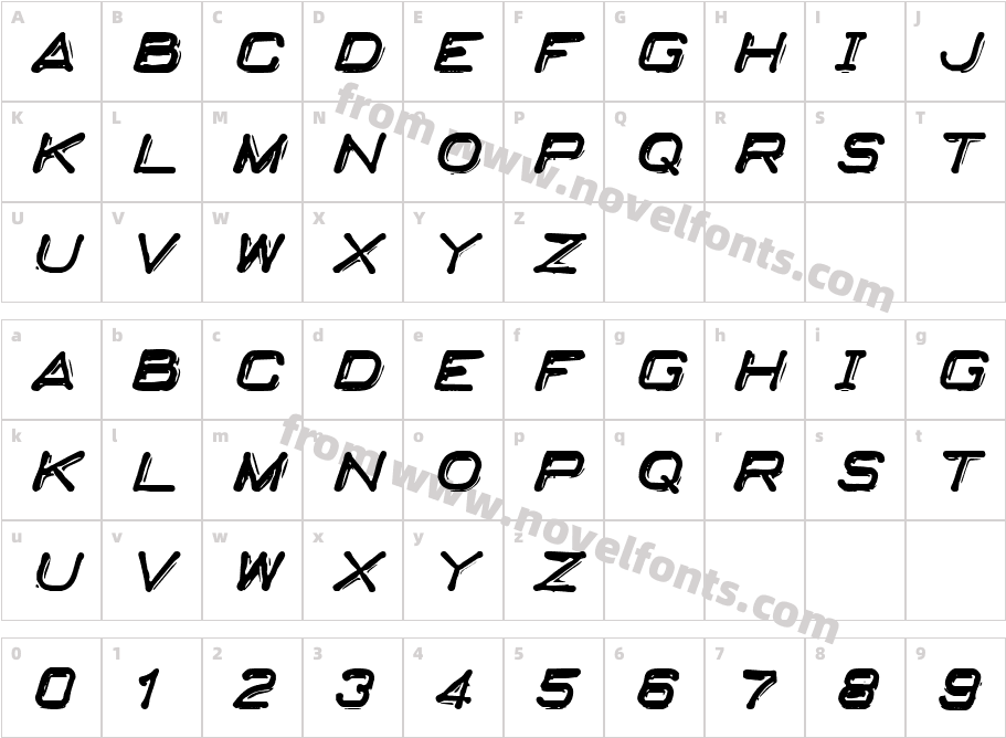 JI FervidCharacter Map